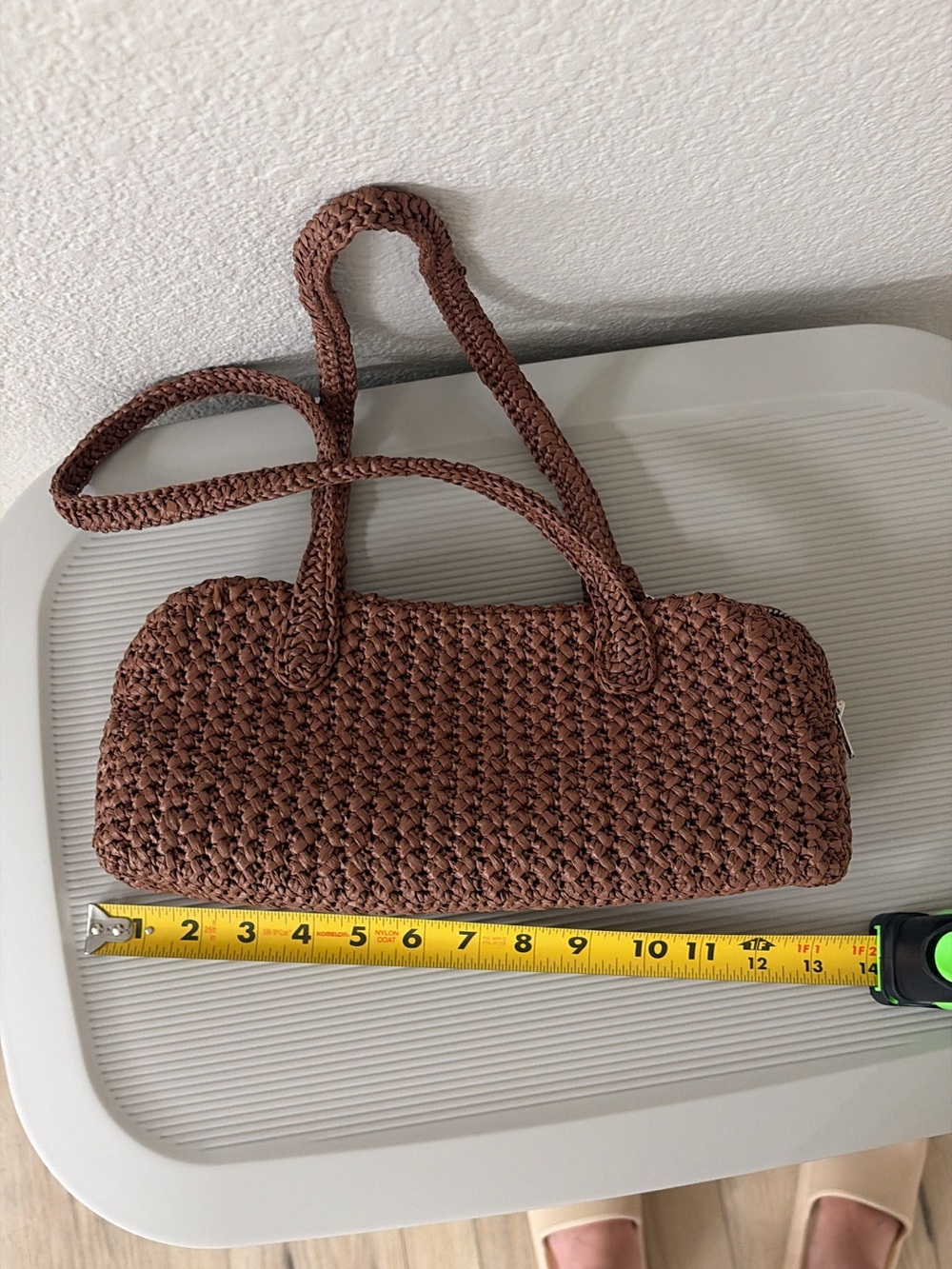 🤎 Handmade Korean Woven Shoulder Bag - Picture 4 of 7